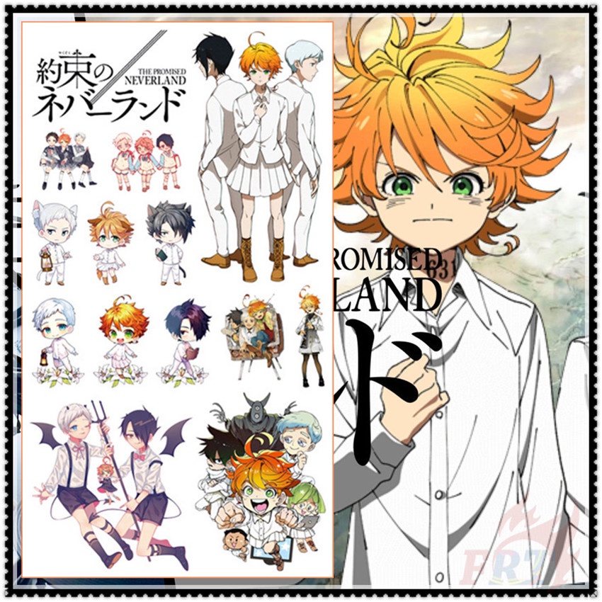 ✿ The Promised Neverland - Anime Mini Temporary Tattoo สติ๊กเกอร์ ✿ 1Sheet  Waterproof Tattoos for Sexy Arm Clavicle Body Art Hand Foot | Shopee  Thailand
