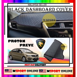 ฝาครอบแดชบอร์ด ลายตราสัญลักษณ์ Oem สีดํา สําหรับ Proton Preve