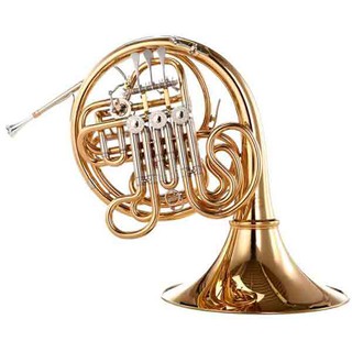 Kenneth KHR-500G Double French Horn – Gold Brass เคนเน็ธ ดับเบิลเฟรนช์ฮอร์น