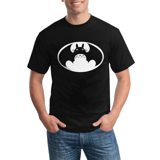 เสื้อยืดคอกลม พิมพ์ลาย My Neighbor Totoro Batman แฟชั่นฤดูร้อน สําหรับผู้ชาย 2022