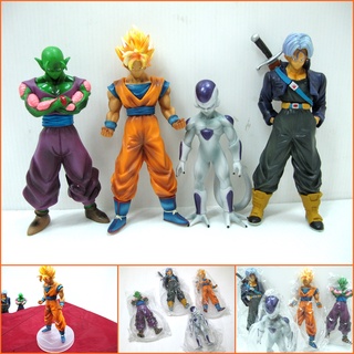 5.5 inches Dragonball Z Action Figure Seiyan Goku Freezer Piccolo Trunk Set of 4 ดราก้อนบอล ชุด 4 แบบ มีฐาน