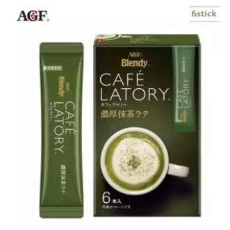 AGF Blendy CAFE LATORY Matcha Milk Latte ชาเขียวลาต้า (6 ซอง x 12g)