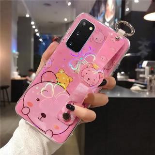 เคสโทรศัพท์ซิลิโคนลายการ์ตูนหมีสําหรับ Samsung A 71 A 51 Samsung Galaxy A 51 A 71