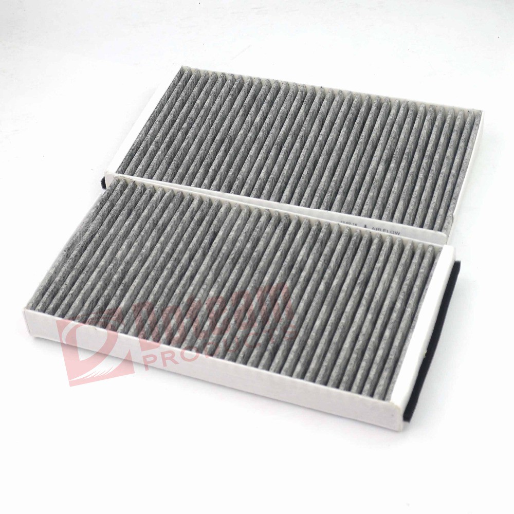 คู่รถจัดแต่งทรงผมคาร์บอนไฟเบอร์กรองอากาศสําหรับ BMW E60 E61 E63 E64 OE NO. 64319171858 , 64319174370