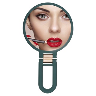 Maquiagem 15X Magnifying Handheld Mirror Double Sided Pedestal Magnification and True Image Makeup Mirror Compact Size and Portable Vanity Cosmetic Mirror for Girl Outdoor