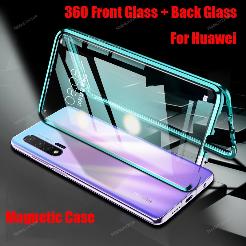 กระจกสองด้านสําหรับ Huawei P20Pro P30Lite Y9 Y9S Y9Prime 2019 Nova 4e 5T Y8P 2020 ด้านหน้าและด้านหลั