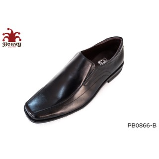 ราคาHEAVY SHOESรองเท้าทางการแบบสวม PB0866 สีดำ