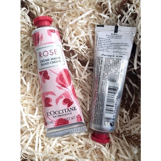 ครีมทามือ ล็อกซิทาน LOCCITANE/ LOccitane Rose Creme Mains Hand Cream 30 ml