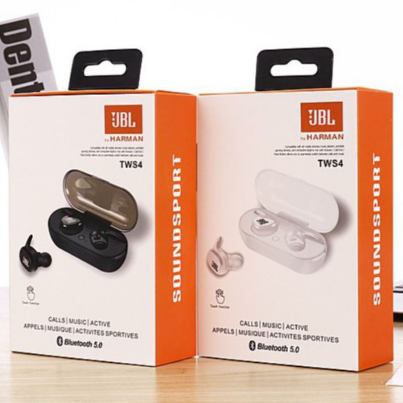 Jbl TWS 04 Wireless Bluethoot Superbass Sound น่ารัก