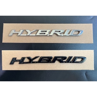 ราคาต่อชิ้น โลโก้ตัวอักษร ไฮบริด ติดเล็กซัส [โตโยต้า] *HYBRID* silver/black LEXUS toyota letter logo emblem for RX450H 2