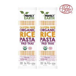 Perfect Earth เส้นผัดไทยกลูเตนฟรี Gluten Free Organic Rice Pasta Pad Thai (2x225gm)