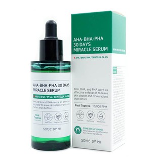 ซัมบายมี SOME BY MI AHA BHA PHA 30 Days Miracle Serum เซรั่มรักษาสิว 50ml.