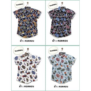 เสื้อ เสื้อฮาวาย เสื้อแฟชั่นผู้ชาย เสื้อลายวินเทจ คุณภาพดี ราคาถูก สีสันสดใส สินค้าพร้อมจัดส่ง  T-Shirt Clothes