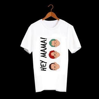 เสื้อยืด Fanmade เสื้อแฟนเมด เสื้อยืดคำพูด เสื้อแฟนคลับ ALLA10 HEY MAMA! ซูโฮ แบคฮยอน ชานยอล ดีโอ ไค เซฮุน