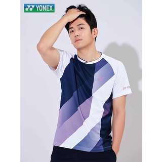 Yonex เสื้อกีฬาแขนสั้น ลายทีมแบดมินตัน สําหรับผู้ชาย และผู้หญิง 2022