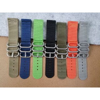 สายนาฬิกานาโต้ Nato Strap เกรดพรีเมี่ยมคุณภาพสูง ขนาด 20mm และ 22mm