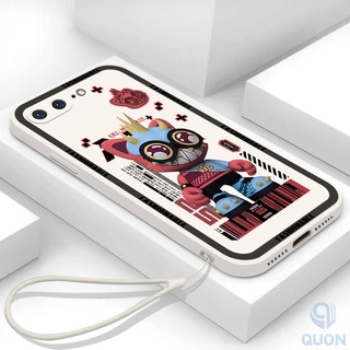 เคส iphone 7Plus เคสซิลิโคนเคสไอโฟน8plus กระต่ายฮิปฮอปเคสโทรศัพท์เข้ากันได้กับ iPhone  6 6s 7 8 plus Phone Case