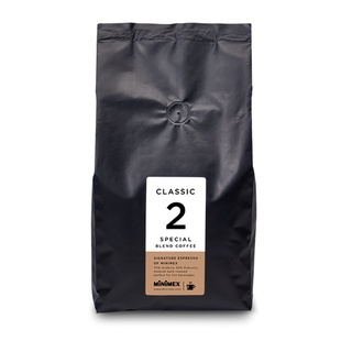 Minimex เมล็ดกาแฟ Classic no.2 อาราบิก้า 70% - โรบัสต้า 30% คั่วกลาง-เข้ม ขนาด 250 กรัม