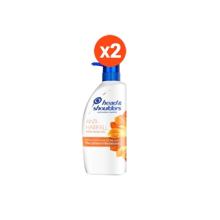 Head & Shoulders แชมพูขจัดรังแค สูตรลดผมขาดร่วง 850 มล. แพ็คสุดคุ้ม X2 ขวด Anti Dandruff Shampoo Anti Hairfall