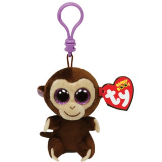 TY ตุ๊กตา ทีวาย Beanie Boos COCONUT - monkey clip