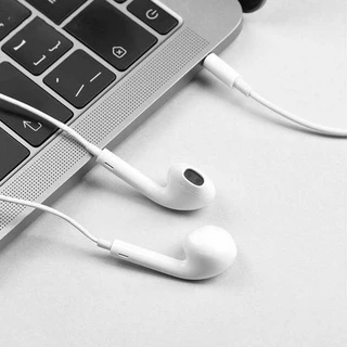 ✅ HOCO M100Plus หูฟังเอียร์บัด 3.5mm / Type-C รองรับมือถือ คอมพิวเตอร์ โน๊ตบุ๊ค หูฟังมีสาย DM52 hc3