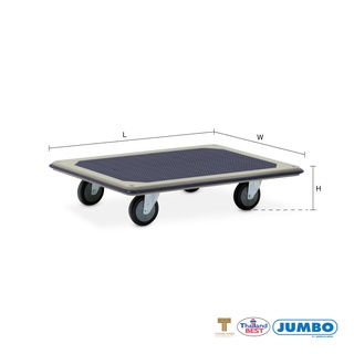 Jenstore Jumbo ดอลลี่พื้นเหล็ก 370 กก. รุ่น HB-200N