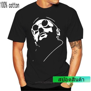 เสื้อยืดวินเทจขายดี เสื้อยืดคอกลม แขนสั้น พิมพ์ลาย Leon The Professional Jean Reno Movie jurneyS-4XL