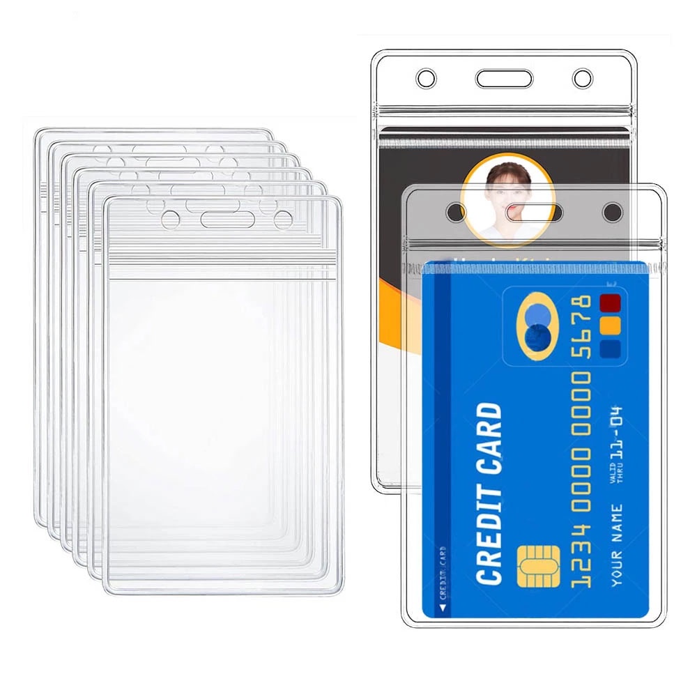 ซองพลาสติกใส PVC กันน้ํา สําหรับใส่บัตรประจําตัวประชาชน 5 ชิ้น