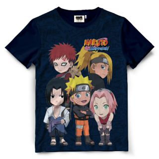 เสื้อยืดผ้าฝ้ายพรีเมี่ยม เสื้อยืดนารูโตะ Naruto NT-030 ผ้าสปอร์ต S-5XL