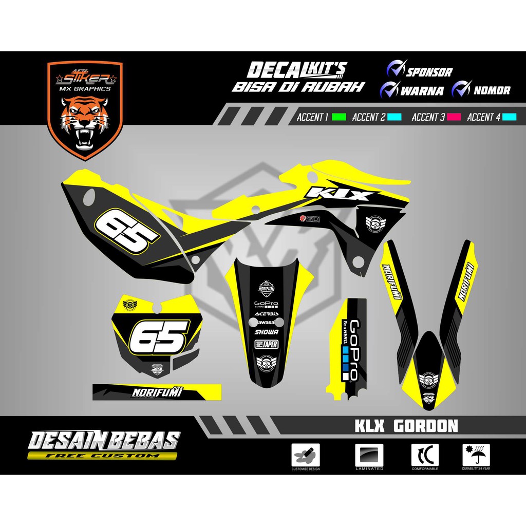 รูปลอก KLX GORDON***