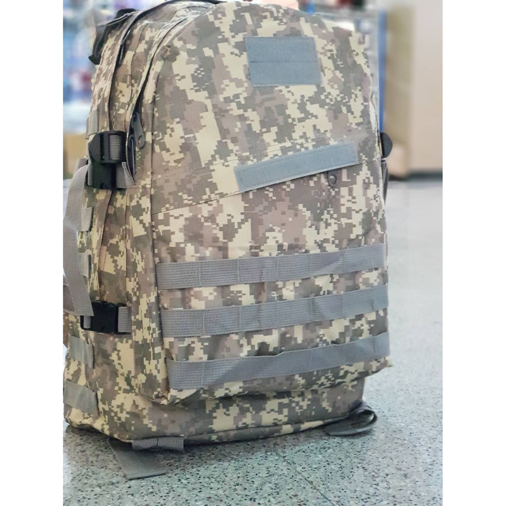 กระเป๋า PUBG เป้สะพายลายทหาร สีเทา เท่ๆ สวยๆ แฟชั่น รูปที่ 3