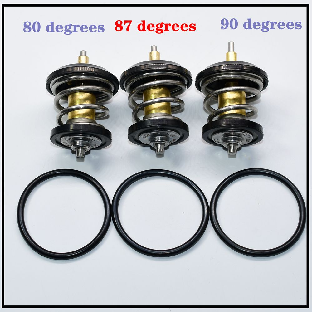 80 87 90 Degrees Engine Coolant Thermostat For Audi A3 A4 VW Jetta Passat CC Maiteng Tiguan 2.0L 06H