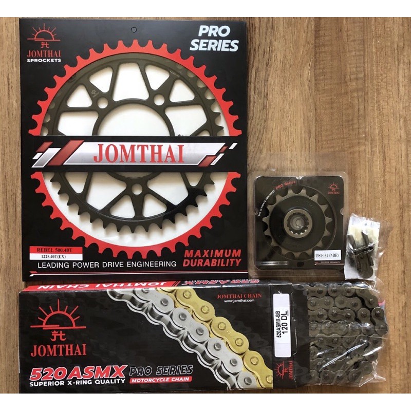 ชุดโซ่สเตอร์ NX500/Rebel500/CB500X(2019ขึ้นไป)/CBR500R(2022ขึ้นไป)/CB500F(2022ขึ้นไป)/CL500