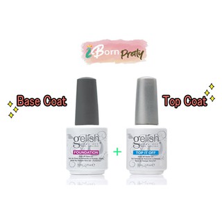 Base Coat gel 15 ml +Top Coat gel 15 ml ได้ทั้ง 2 ชิ้น ไม่ต้องเช็ดออก