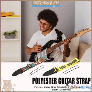 Ready Stock☂ Guitar Strap Adjustable Belt for Acoustic Electric Guitar Instrument Parts