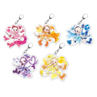 Ojamajo Doremi Acrylic Keychain กาชาปอง แม่มดน้อย จอมยุ่ง โดเรมี ฮาสึกิ ไอโกะ อมปุ โมโมโกะ พวงกุญแจ ที่ห้อย อะคริลิค