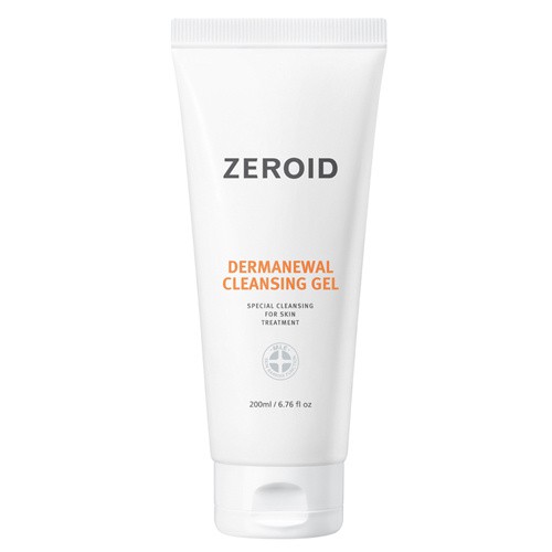 ✨ของขวัญฟรี★ตัวอย่างฟรี✨Zeroid Dermanewal เจลล้างหน้า ขนาด 200มล & 450มล