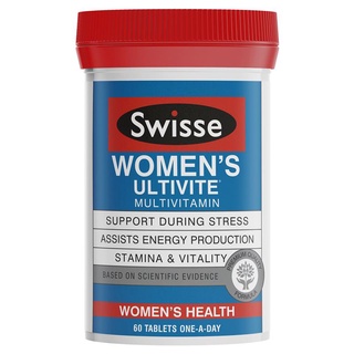 Swisse WOMEN’S Ultivite Multivitamin 60 Tablets (โปรดระวังสินค้าลอกเลียนแบบ)