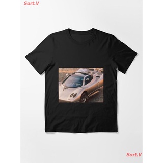 โลโก้ Pagani. Essential T-Shirt เสื้อยืดพิมพ์ลาย เสื้อยืดโลโก้รถ