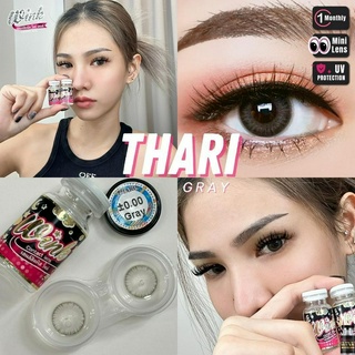 💋 สุดปัง มีค่าสายตา 💋 Wink Thari Gray Brown บิ๊กอาย สุดปัง คอนแทคเลนส์ รายเดือน มีอย แถมตลับฟรี เลนส์นิ่ม สวยปังมาก