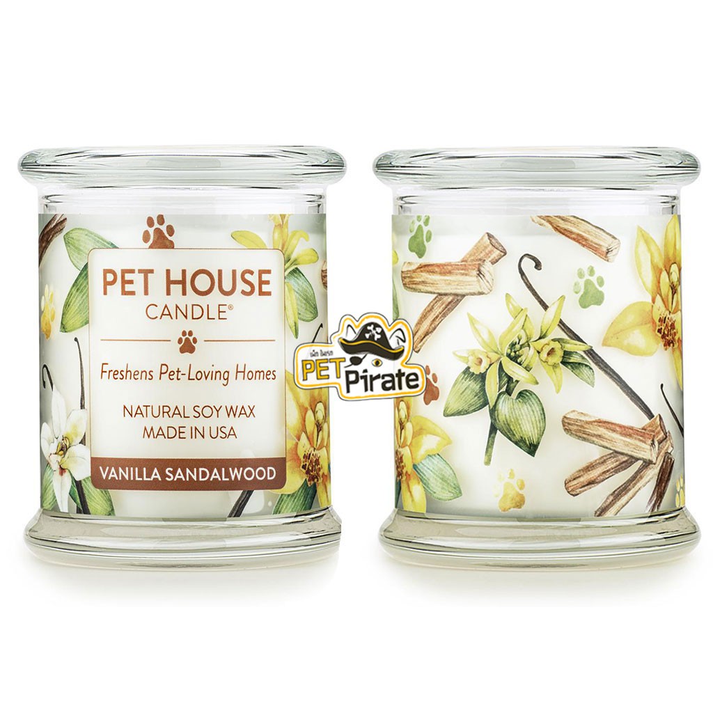 Pet House Candle เทียนหอม หอมละมุน ปลอดภัย ไร้สารพิษ ดับกลิ่นเหม็น แม้จุดในบ้านที่มีเด็ก หรือ สัตว์เลี้ยง