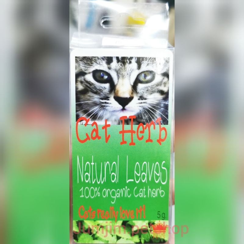 Cat​ Herb Natural​ leaves แคทนิปผง​ ออแกนิค​ 100% สมุนไพร​จากธรรมชาติ​สำหรับแมว​