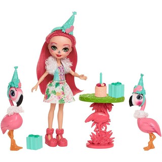 Enchantimals ตุ๊กตาเอนชานติมอล Lets Flamingo Doll Set FCC62-FCG79