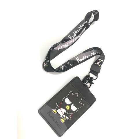 BAD BADTZ XO สายคล้องคอ สายคล้องบัตร ที่ใส่บัตร  พร้อมสายคล้องคอ ลาย BADTZ XO งานดี  สำหรับ บัตร 6×8 cm  MNN ราคา ถูกที่สุด ดีลบีเคเค แกลเลอรีภาพที่ 6
