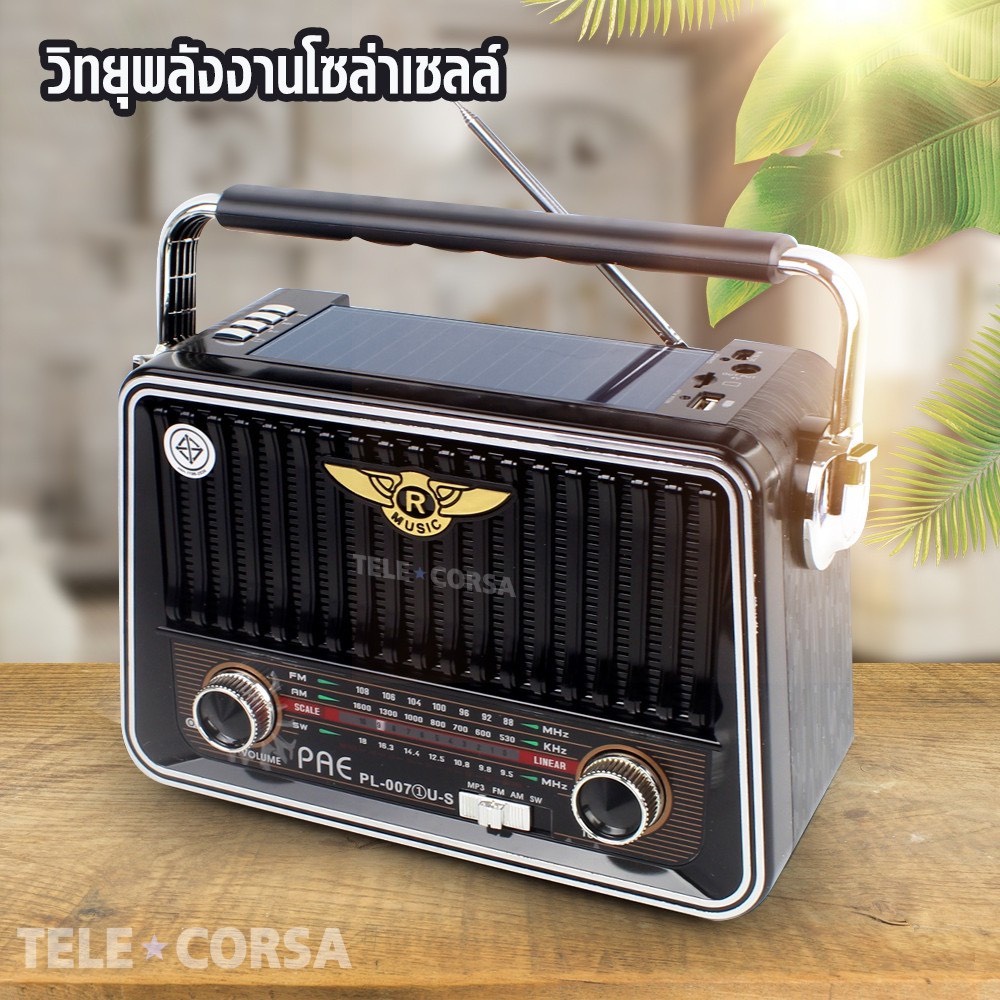 วิทยุ AM/FM PAE PL-007 1U รุ่น PL-007-1U-25aug-sd