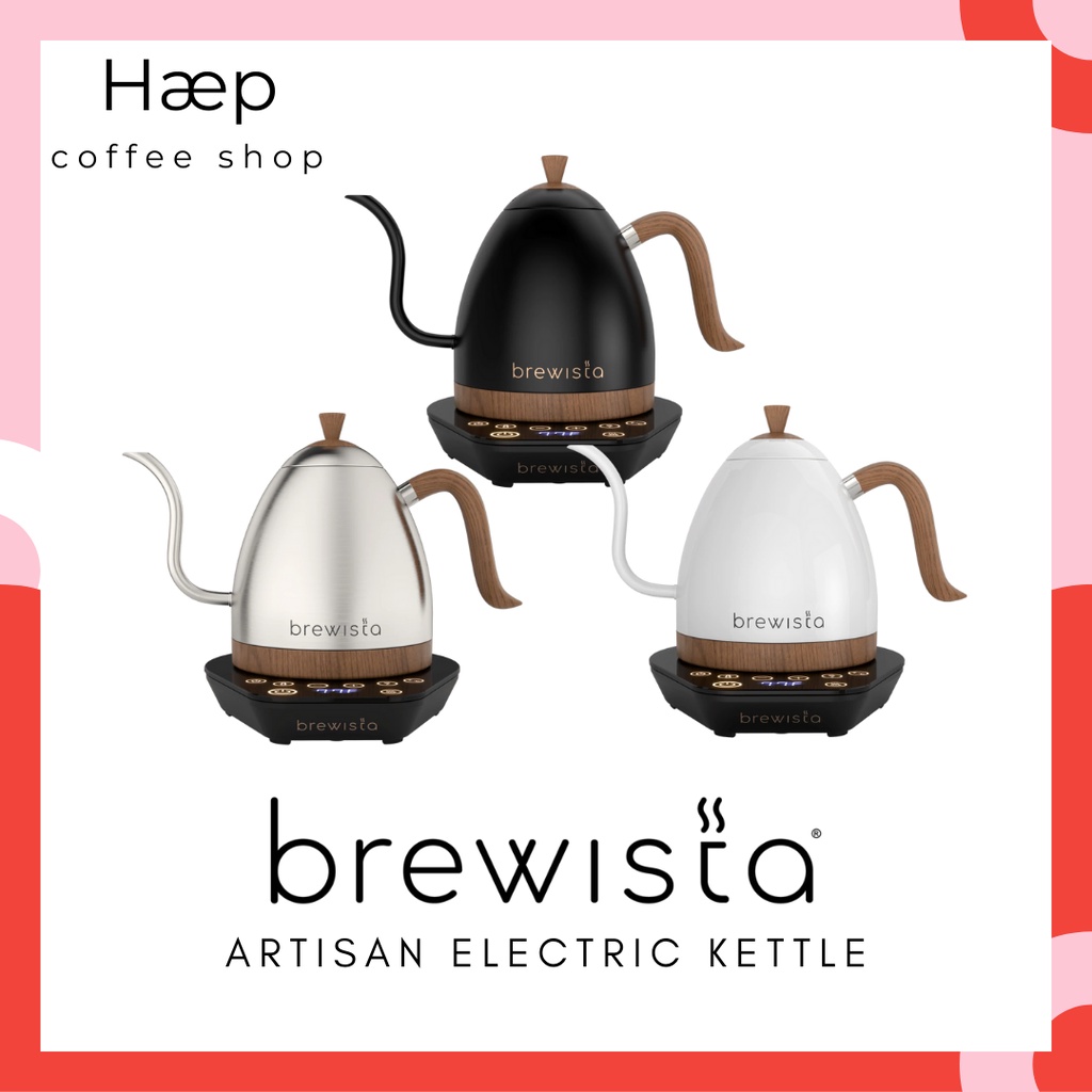 [รุ่นใหม่ 3 Pro] BREWISTA Artisan 600ml. Temperature Kettle กาต้มน้ำ กาต้มน้ำไฟฟ้าแบบควบคุมอุณหภูมิได้ Gen 3 Pro
