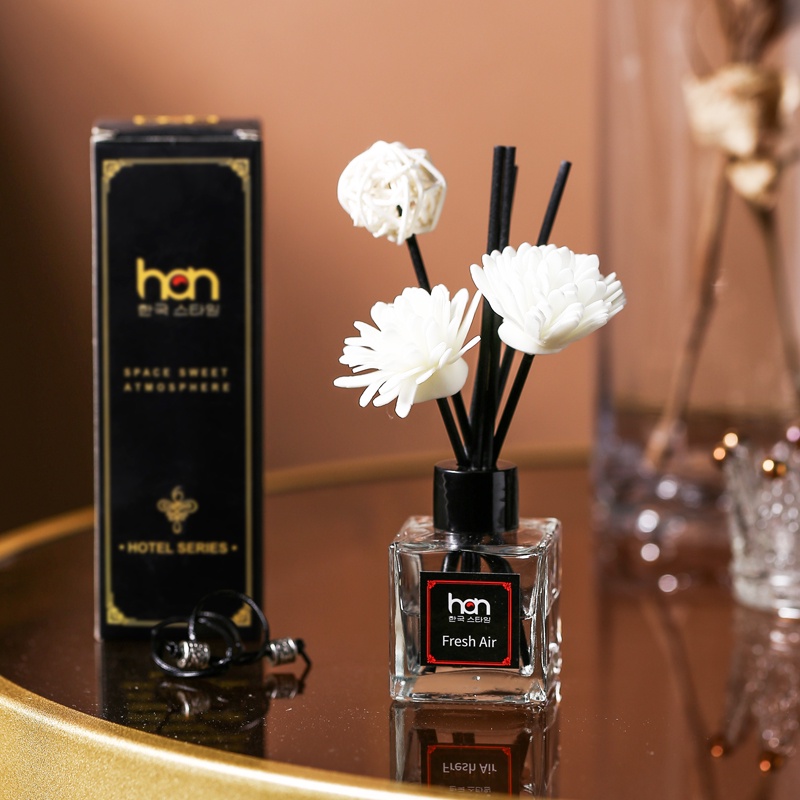 HAN ก้านน้ำหอม 100มล 50มล น้ำหอมดับกลิ่น ก้านไม้หอมปรับอากาศ กลิ่นโรงแรมห้าดาว น้ำมันหอมระเหย น้ำหอมอโรม่า ก้านไม้หอม