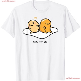 Gudetama Love ริลักกูมะ เสื้อยืดผู้หญิง เสื้อยืดผู้ชาย เสื้อยืดคอกลม เสื้อยืดพิมพ์ลาย