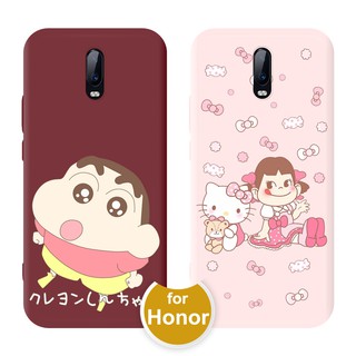 กรณี Huawei Y6S Y6 Y7 Pro 2019 Y5 Lite 2018 Y9S Nova 2 Lite Honor 9 10 20 Lite 8A V30 Pro 30S X10 7C V20 8X Play Soft Case Girl