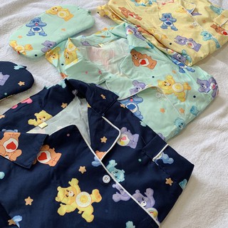 ลายฮิตพร้อมส่ง!ชุดนอนลาย Care bear น่ารัก